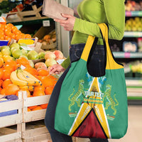 Custom Guyana Cricket Amazon Warriors Grocery Bag Flag Style - Wonder Print Shop