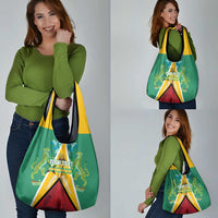 Custom Guyana Cricket Amazon Warriors Grocery Bag Flag Style - Wonder Print Shop