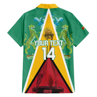 Custom Guyana Cricket Amazon Warriors Hawaiian Shirt Flag Style - Wonder Print Shop