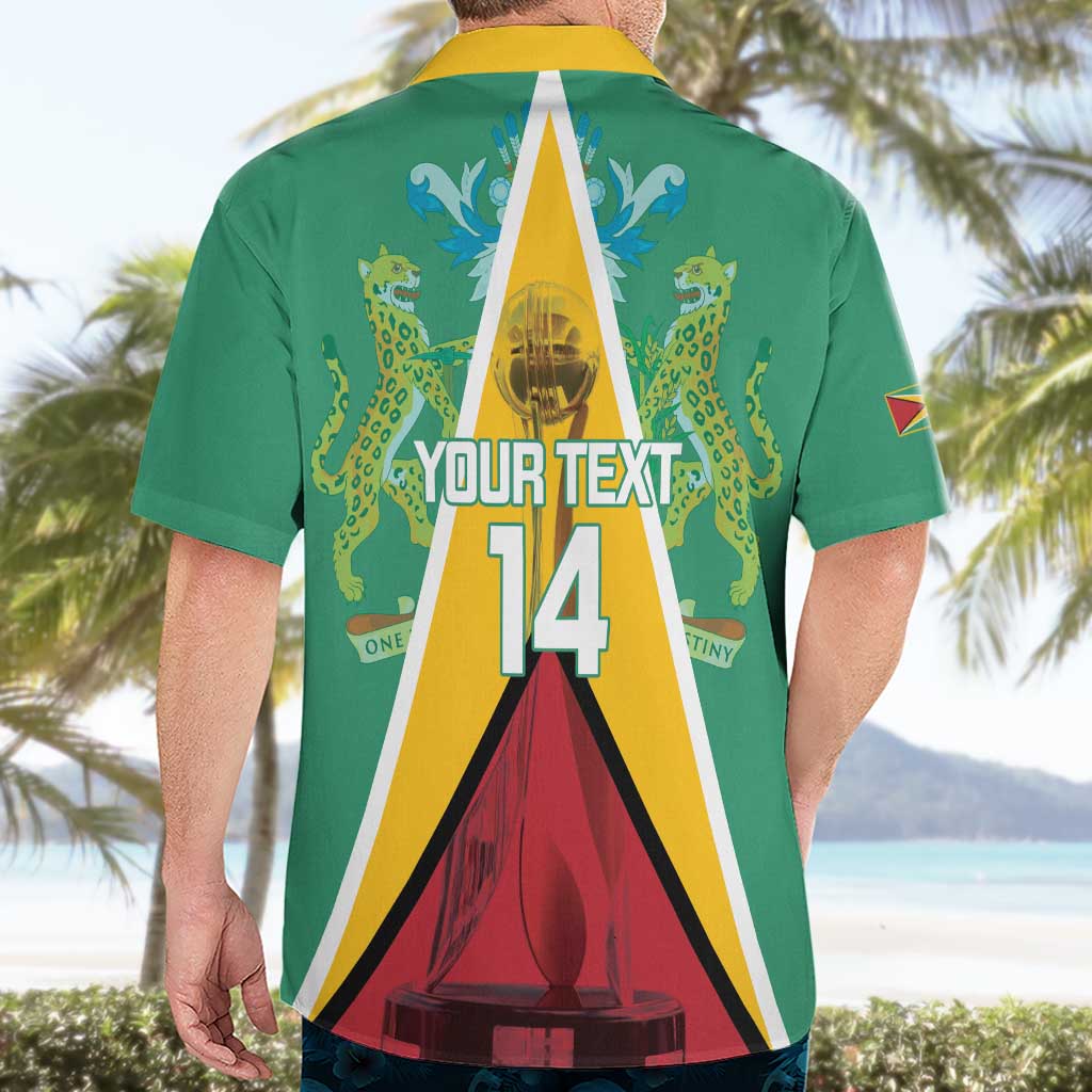 Custom Guyana Cricket Amazon Warriors Hawaiian Shirt Flag Style - Wonder Print Shop