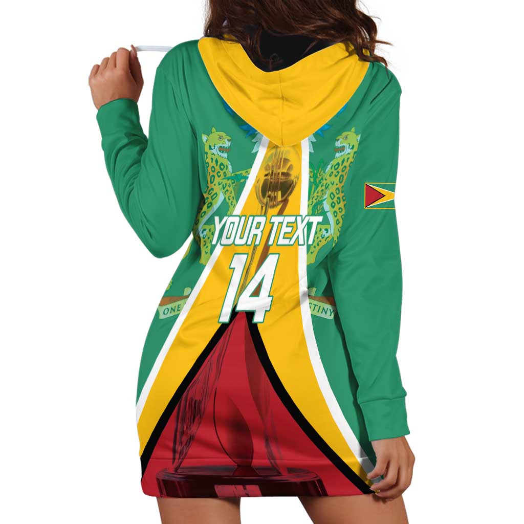 Custom Guyana Cricket Amazon Warriors Hoodie Dress Flag Style - Wonder Print Shop
