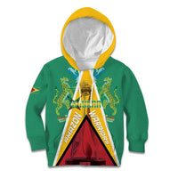 Custom Guyana Cricket Amazon Warriors Kid Hoodie Flag Style - Wonder Print Shop