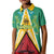 Custom Guyana Cricket Amazon Warriors Kid Polo Shirt Flag Style - Wonder Print Shop