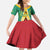 Custom Guyana Cricket Amazon Warriors Kid Short Sleeve Dress Flag Style - Wonder Print Shop