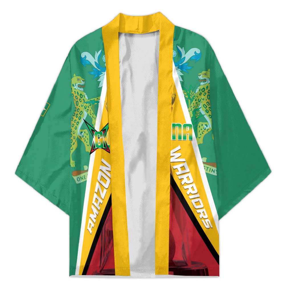 Custom Guyana Cricket Amazon Warriors Kimono Flag Style - Wonder Print Shop
