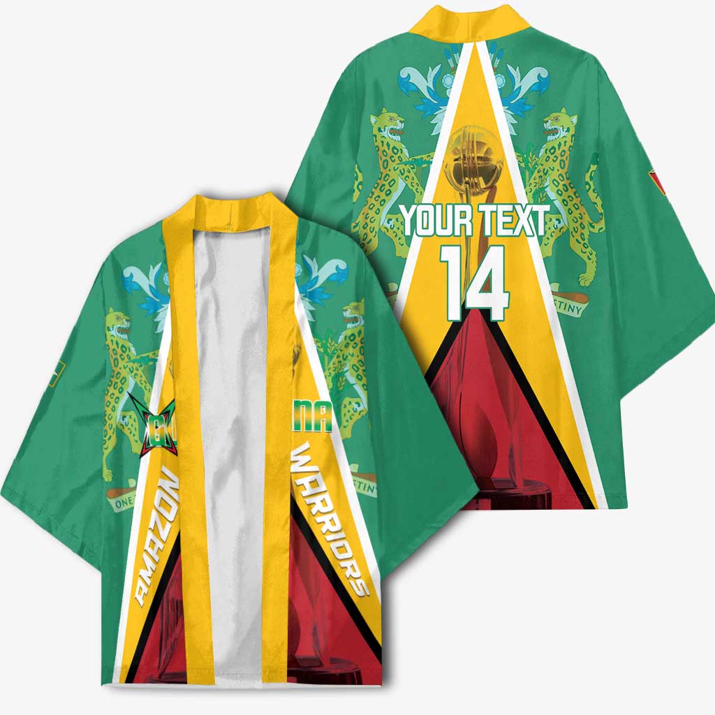 Custom Guyana Cricket Amazon Warriors Kimono Flag Style - Wonder Print Shop