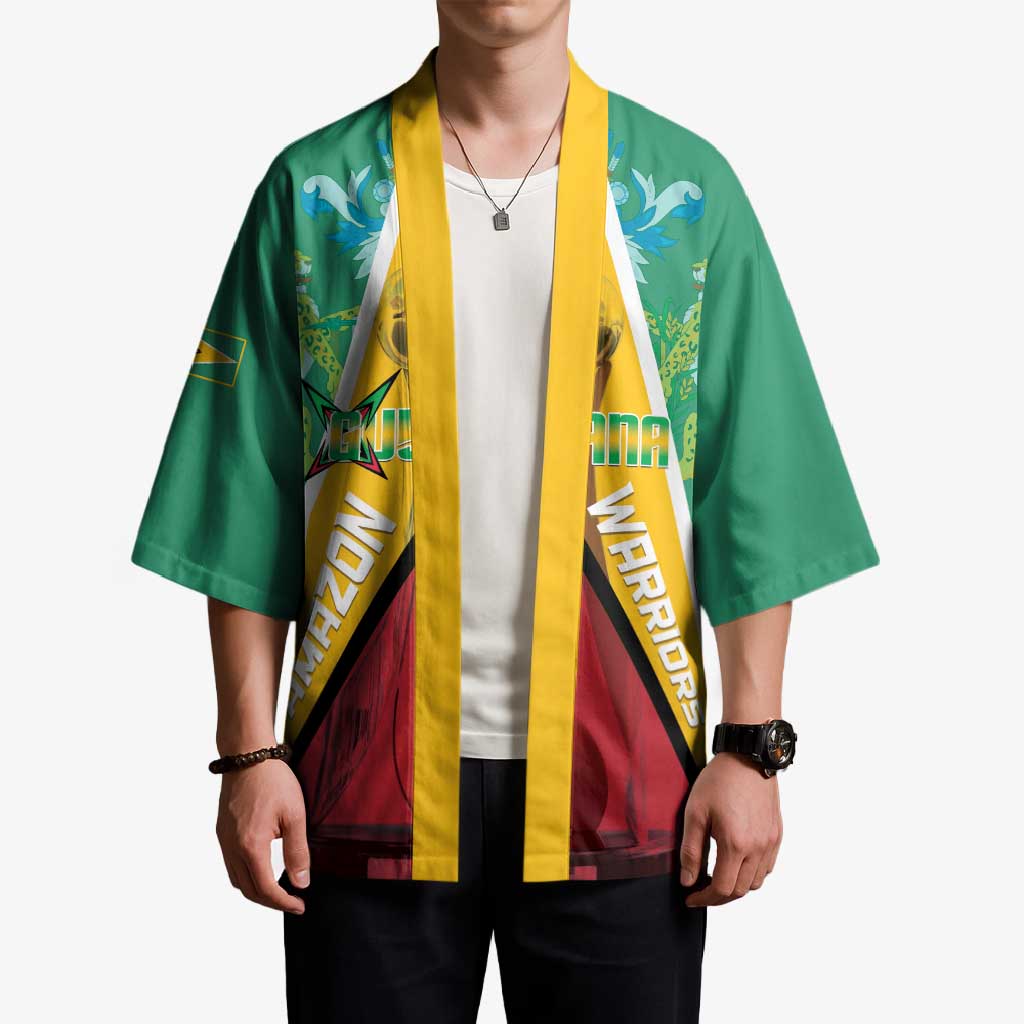 Custom Guyana Cricket Amazon Warriors Kimono Flag Style - Wonder Print Shop