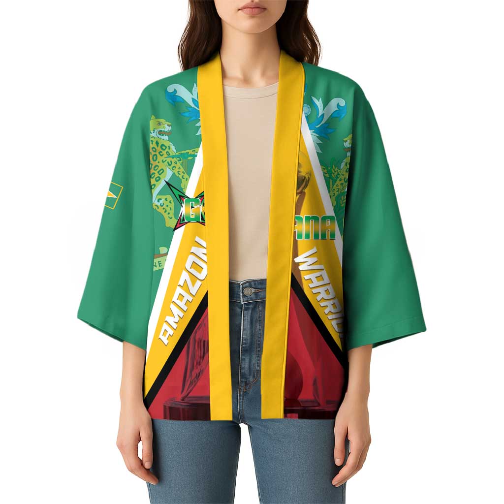 Custom Guyana Cricket Amazon Warriors Kimono Flag Style - Wonder Print Shop