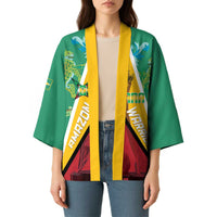 Custom Guyana Cricket Amazon Warriors Kimono Flag Style - Wonder Print Shop