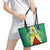 Custom Guyana Cricket Amazon Warriors Leather Tote Bag Flag Style - Wonder Print Shop