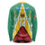 Custom Guyana Cricket Amazon Warriors Long Sleeve Shirt Flag Style - Wonder Print Shop