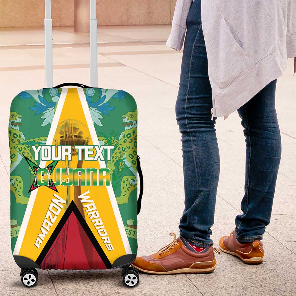 Custom Guyana Cricket Amazon Warriors Luggage Cover Flag Style - Wonder Print Shop
