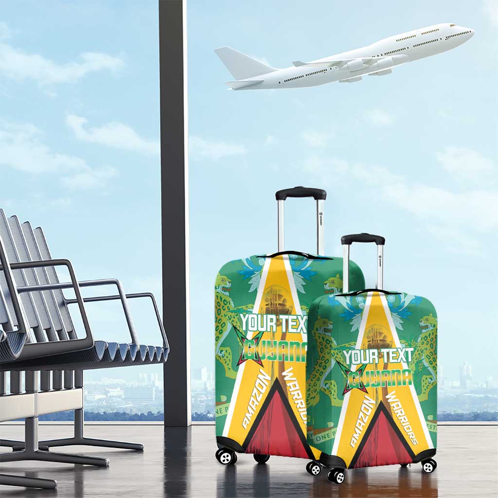Custom Guyana Cricket Amazon Warriors Luggage Cover Flag Style - Wonder Print Shop
