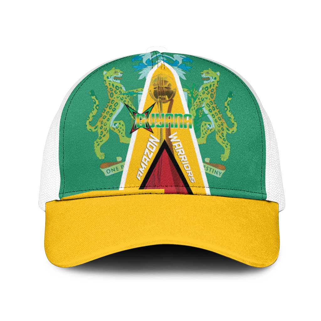 Guyana Cricket Amazon Warriors Mesh Trucker Cap Flag Style - Wonder Print Shop