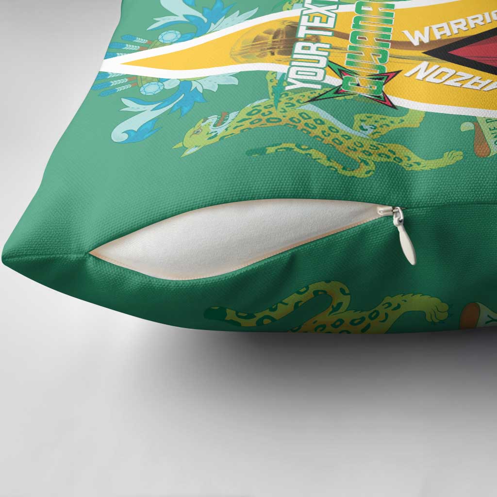 Custom Guyana Cricket Amazon Warriors Pillow Cover Flag Style - Wonder Print Shop