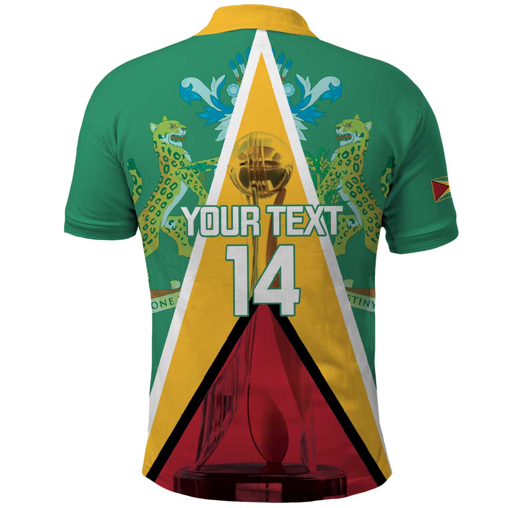 Custom Guyana Cricket Amazon Warriors Polo Shirt Flag Style - Wonder Print Shop