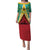 Custom Guyana Cricket Amazon Warriors Puletasi Flag Style - Wonder Print Shop