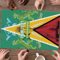 Custom Guyana Cricket Amazon Warriors Puzzle Flag Style - Wonder Print Shop