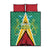 Custom Guyana Cricket Amazon Warriors Quilt Bed Set Flag Style - Wonder Print Shop
