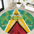 Custom Guyana Cricket Amazon Warriors Round Carpet Flag Style - Wonder Print Shop