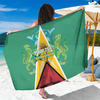 Custom Guyana Cricket Amazon Warriors Sarong Flag Style - Wonder Print Shop