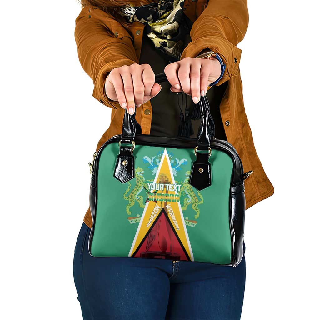 Custom Guyana Cricket Amazon Warriors Shoulder Handbag Flag Style - Wonder Print Shop