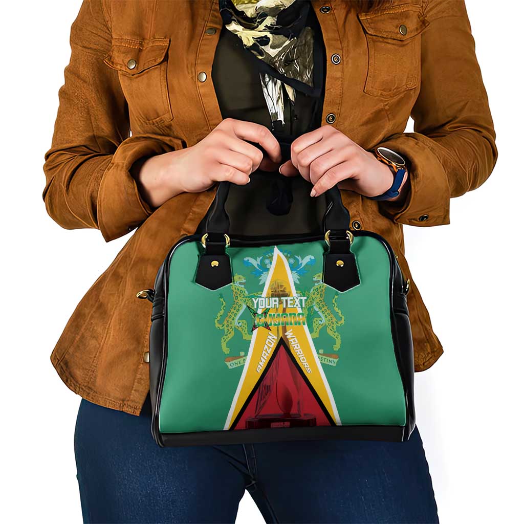 Custom Guyana Cricket Amazon Warriors Shoulder Handbag Flag Style - Wonder Print Shop