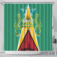 Custom Guyana Cricket Amazon Warriors Shower Curtain Flag Style - Wonder Print Shop