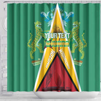 Custom Guyana Cricket Amazon Warriors Shower Curtain Flag Style - Wonder Print Shop