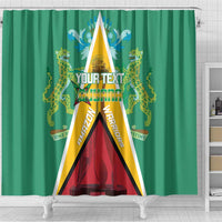 Custom Guyana Cricket Amazon Warriors Shower Curtain Flag Style - Wonder Print Shop