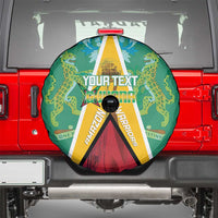 Custom Guyana Cricket Amazon Warriors Spare Tire Cover Flag Style - Wonder Print Shop