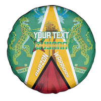 Custom Guyana Cricket Amazon Warriors Spare Tire Cover Flag Style - Wonder Print Shop