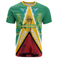 Custom Guyana Cricket Amazon Warriors T Shirt Flag Style - Wonder Print Shop
