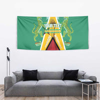 Custom Guyana Cricket Amazon Warriors Tapestry Flag Style - Wonder Print Shop