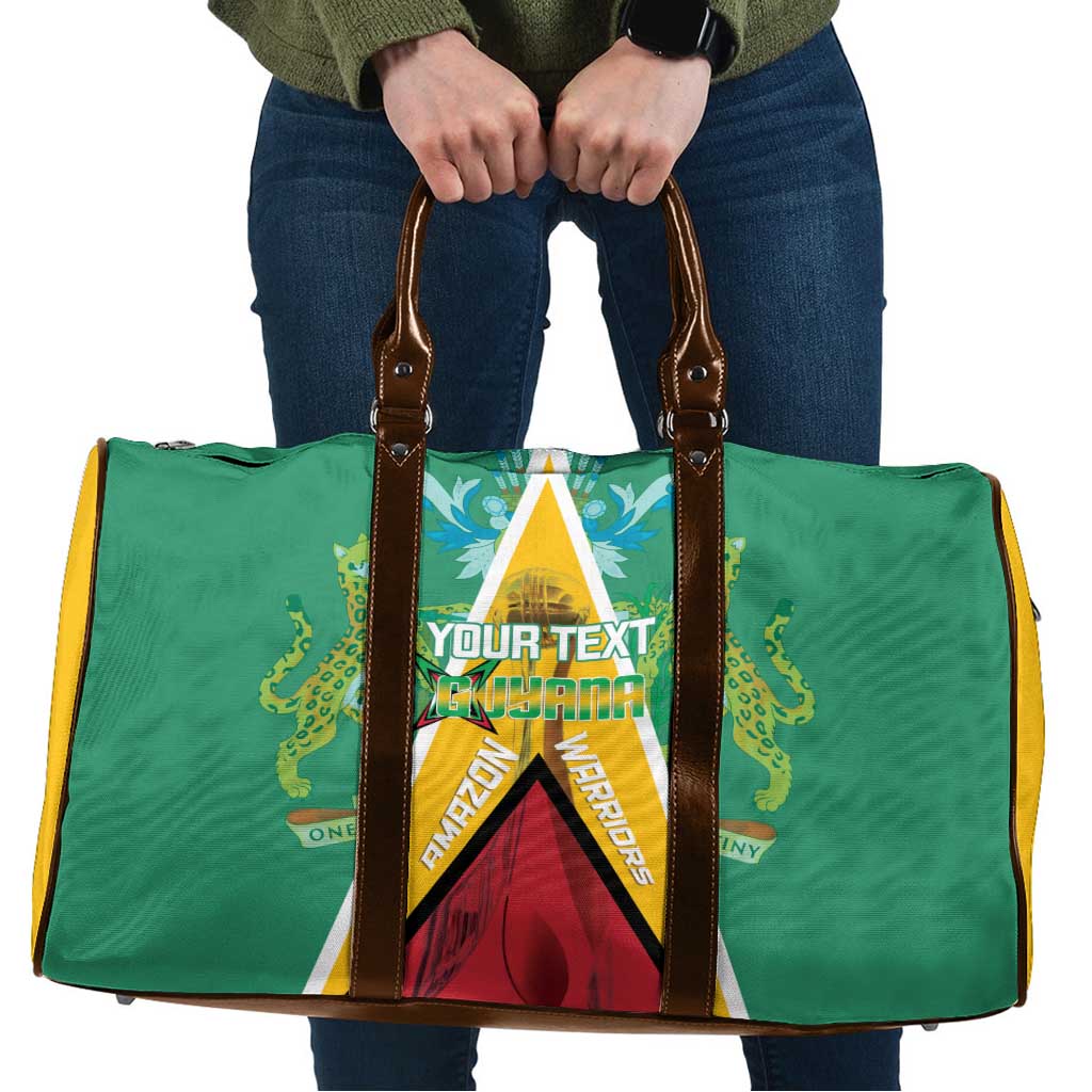 Custom Guyana Cricket Amazon Warriors Travel Bag Flag Style - Wonder Print Shop