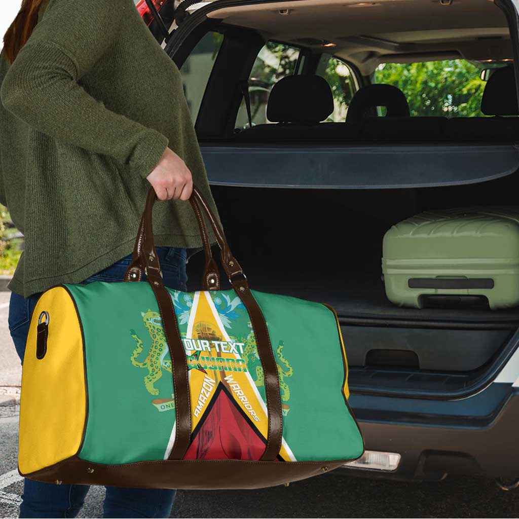 Custom Guyana Cricket Amazon Warriors Travel Bag Flag Style - Wonder Print Shop