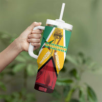 Custom Guyana Cricket Amazon Warriors Tumbler With Handle Flag Style - Wonder Print Shop