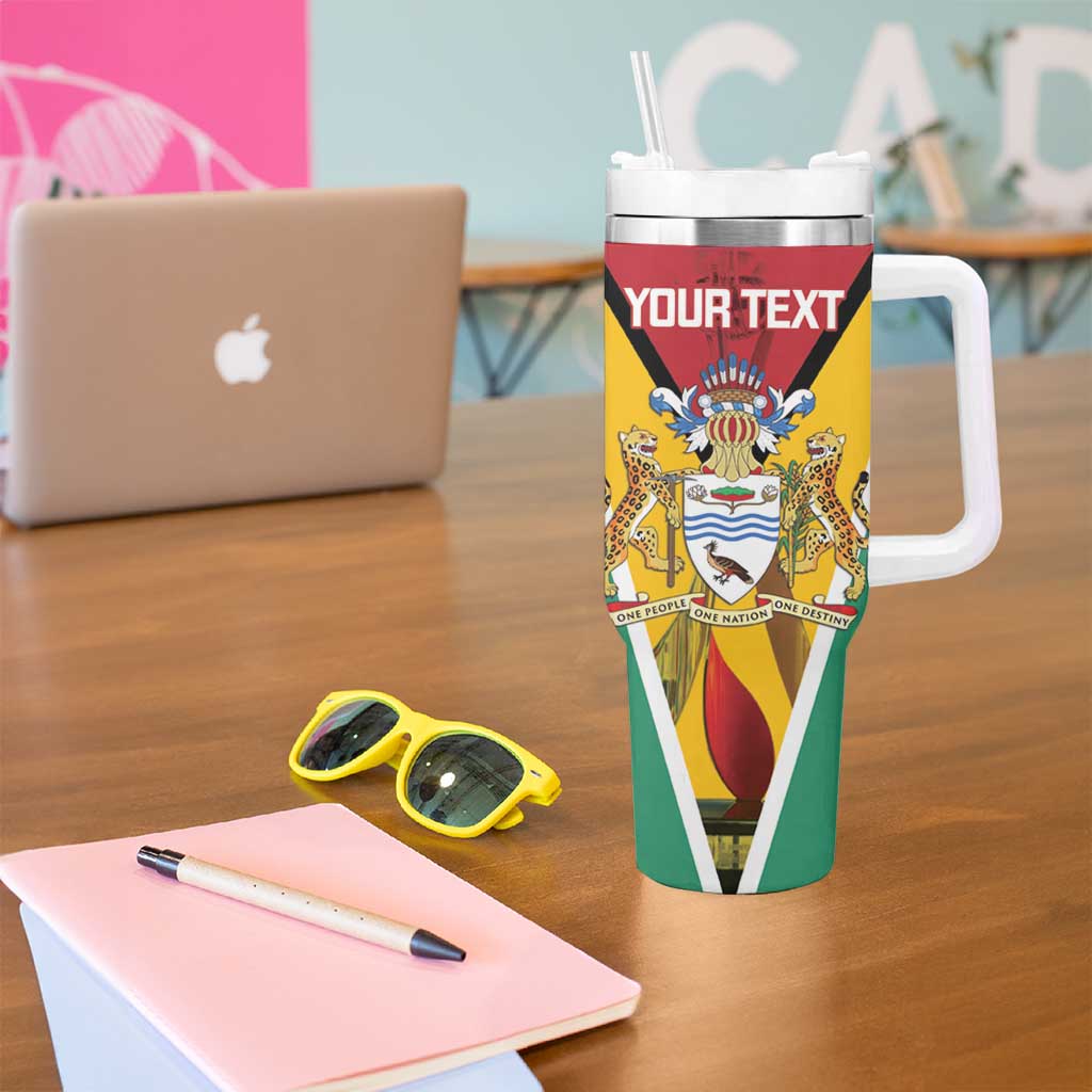 Custom Guyana Cricket Amazon Warriors Tumbler With Handle Flag Style - Wonder Print Shop