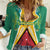 Custom Guyana Cricket Amazon Warriors Women Casual Shirt Flag Style - Wonder Print Shop