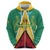 Custom Guyana Cricket Amazon Warriors Zip Hoodie Flag Style - Wonder Print Shop
