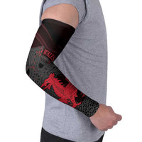 Wales Arm Sleeves Celtic Cross Welsh Red Dragon - Wonder Print Shop