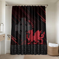 Wales Bathroom Set Celtic Cross Welsh Red Dragon - Wonder Print Shop
