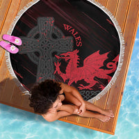 Wales Beach Blanket Celtic Cross Welsh Red Dragon - Wonder Print Shop