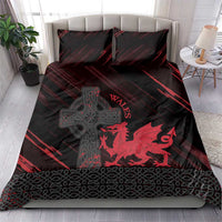 Wales Bedding Set Celtic Cross Welsh Red Dragon - Wonder Print Shop