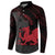 Wales Button Sweatshirt Celtic Cross Welsh Red Dragon - Wonder Print Shop