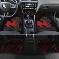 Wales Car Mats Celtic Cross Welsh Red Dragon - Wonder Print Shop