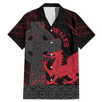 Wales Family Matching Mermaid Dress and Hawaiian Shirt Celtic Cross Welsh Red Dragon - Wonder Print Shop