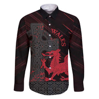 Wales Family Matching Puletasi and Hawaiian Shirt Celtic Cross Welsh Red Dragon - Wonder Print Shop