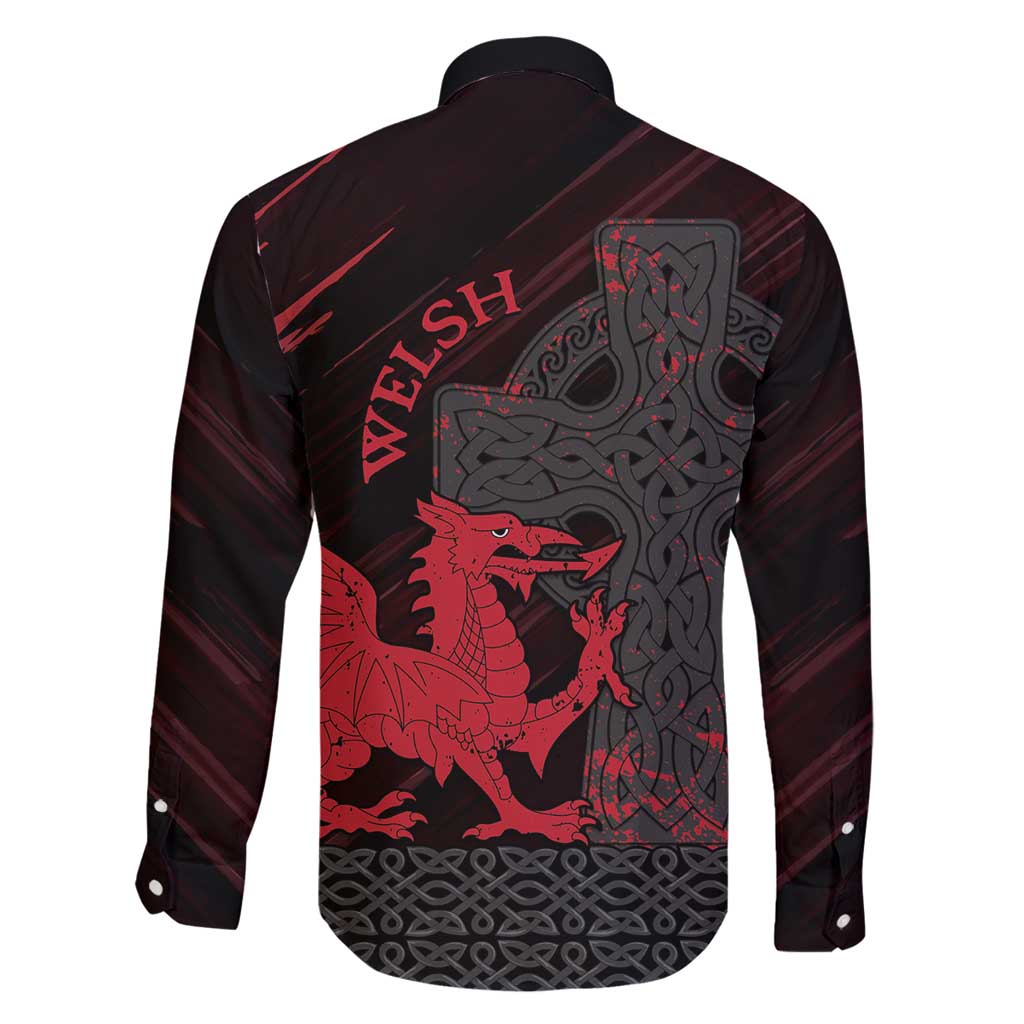 Wales Family Matching Puletasi and Hawaiian Shirt Celtic Cross Welsh Red Dragon - Wonder Print Shop