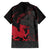 Wales Family Matching Summer Maxi Dress and Hawaiian Shirt Celtic Cross Welsh Red Dragon - Wonder Print Shop